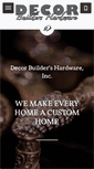 Mobile Screenshot of decorbuildershardware.com